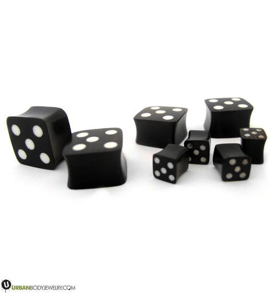 7/16" Dice Wood Plugs - Image 4