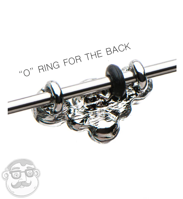 14G Multi Cluster Steel Industrial Barbell - Image 2
