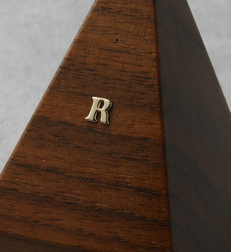 14kt Gold Letter R Threadless Top - Image 2
