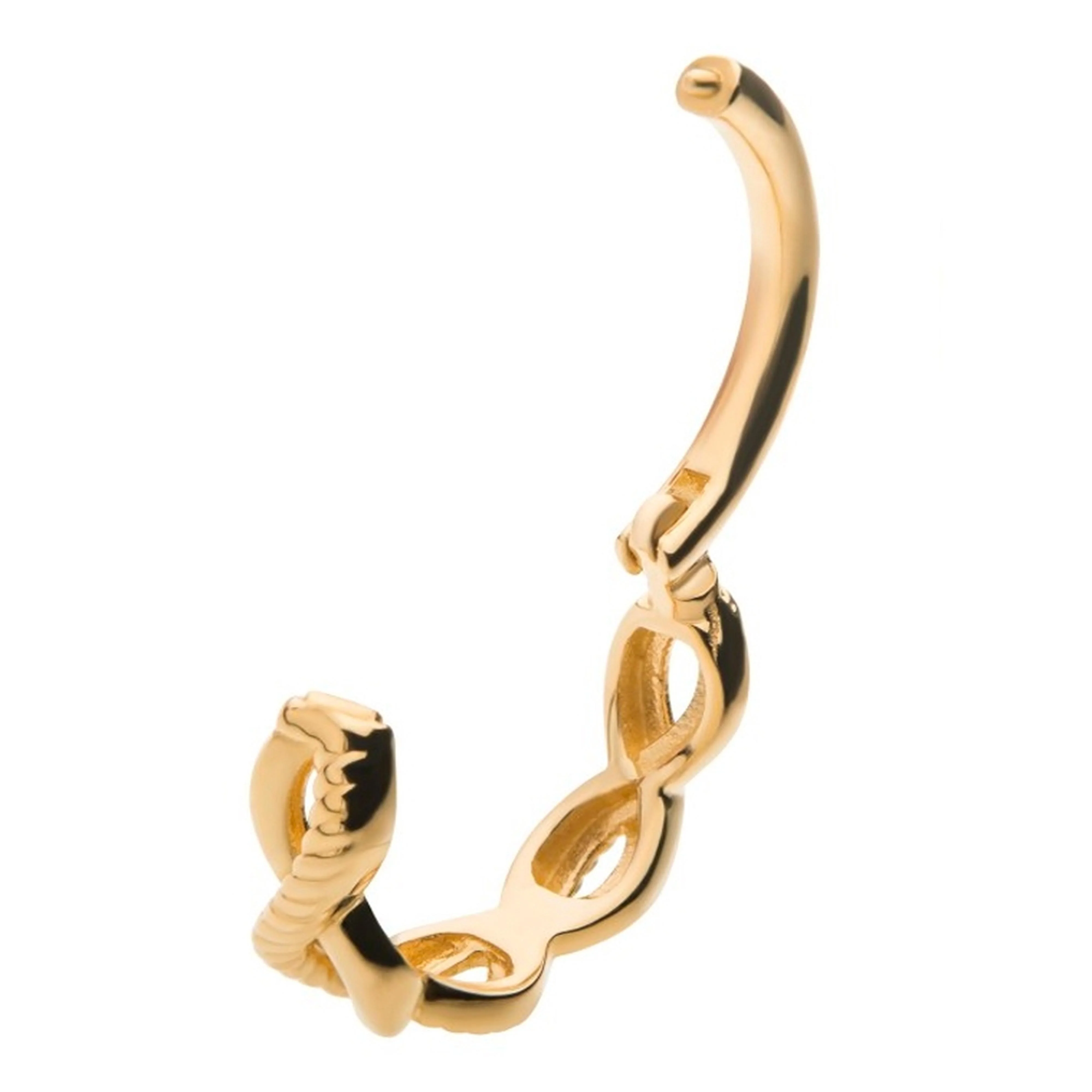 14kt Gold Tangle Hinged Segment Ring - Image 2