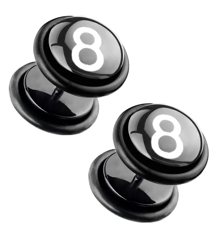 16G Eight Ball Fake Plugs - Gauges