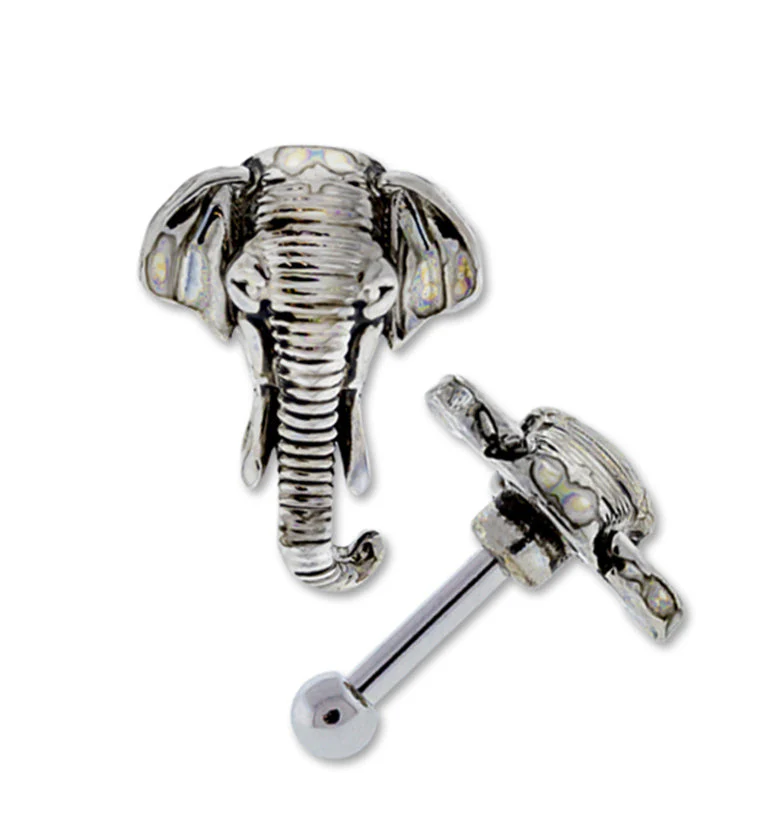 16G Elephant Head Tragus - Cartilage Barbell