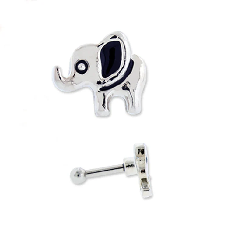 16G Elephant Tragus - Cartilage Barbell