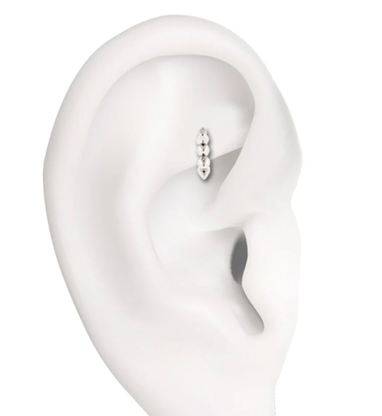 16G Pink Opal Flower Rook Clicker - Image 2
