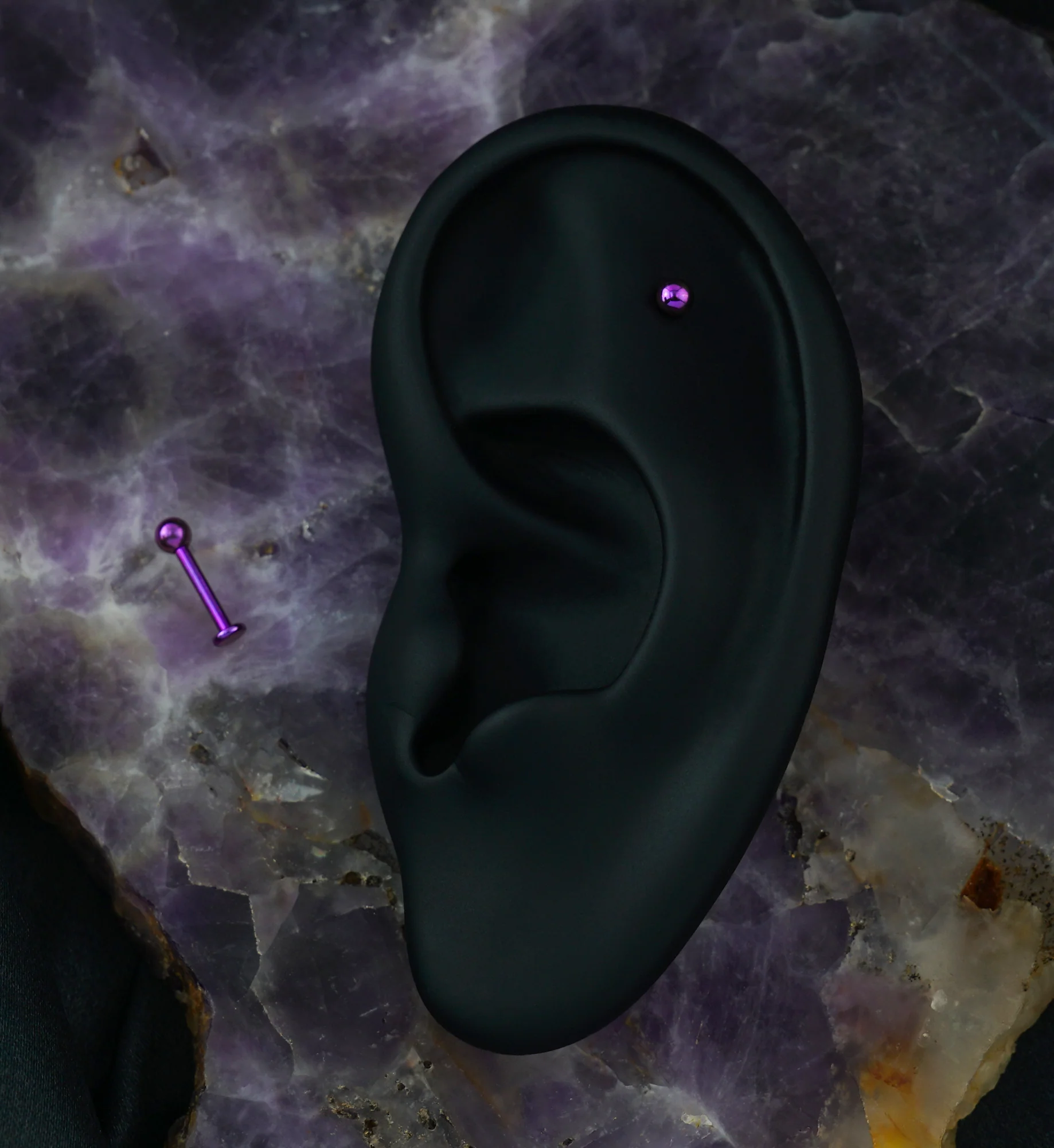 Purple PVD Titanium Labret - Image 2