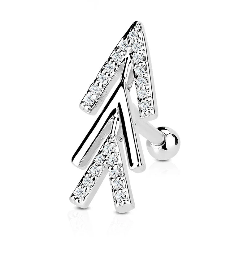 16G Triple Arrow Cartilage Barbell