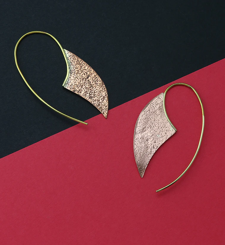 18G Awn Brass Hangers / Earrings - Image 2