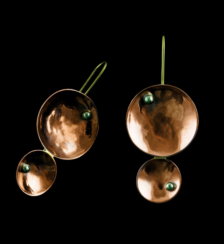 18G Caldron Copper Hangers - Earrings