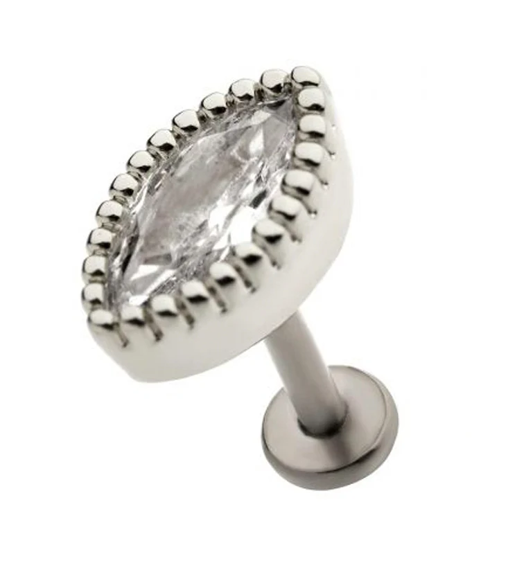 18G Chasm CZ Labret