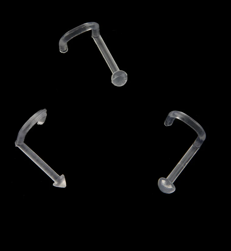 Clear Nose Ring Retainer