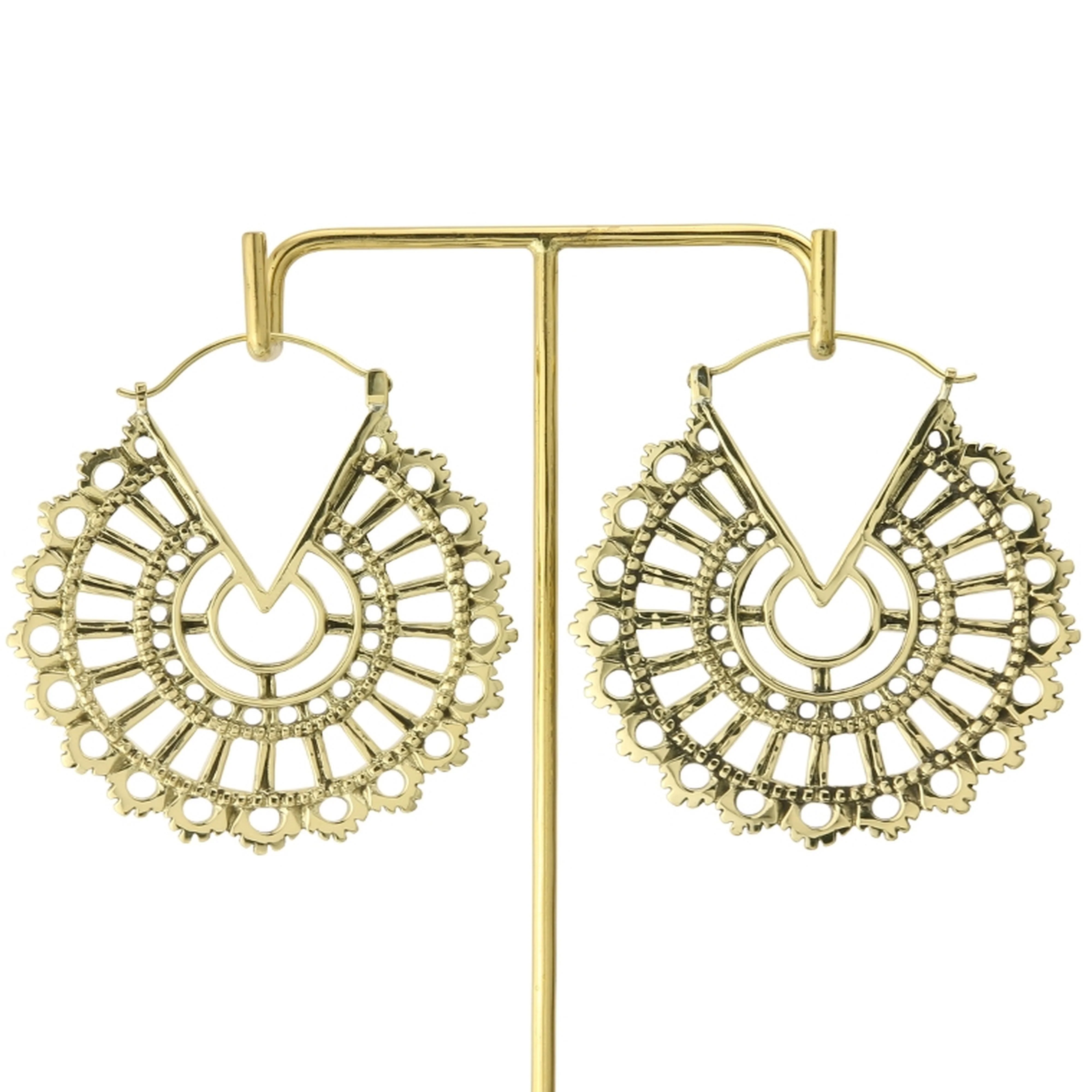 18G Ordinate Brass Hangers - Earrings - Image 2
