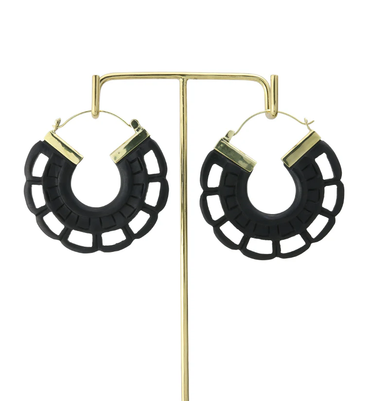 18G Tire Wooden Hangers / Earrings - Image 3
