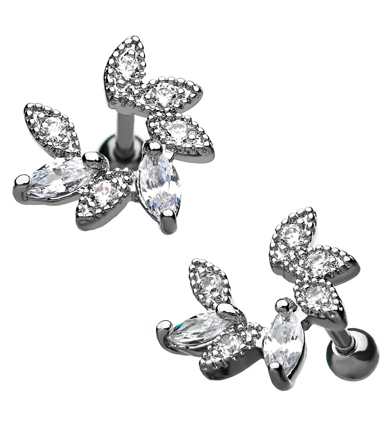 18G Vertex Cartilage Barbell