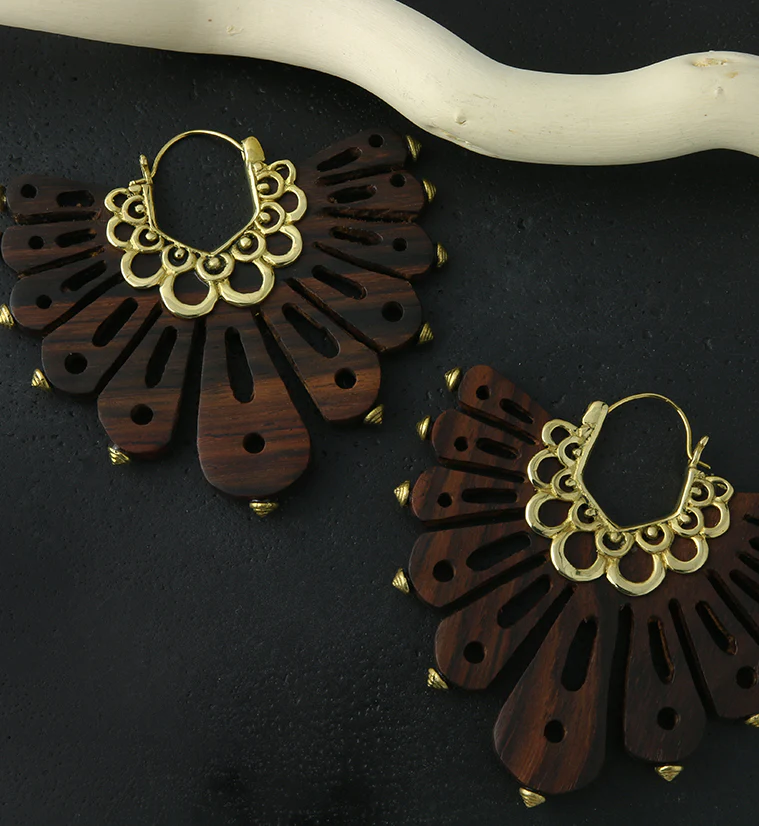 18G Winnow Wooden Hangers / Earrings - Image 2