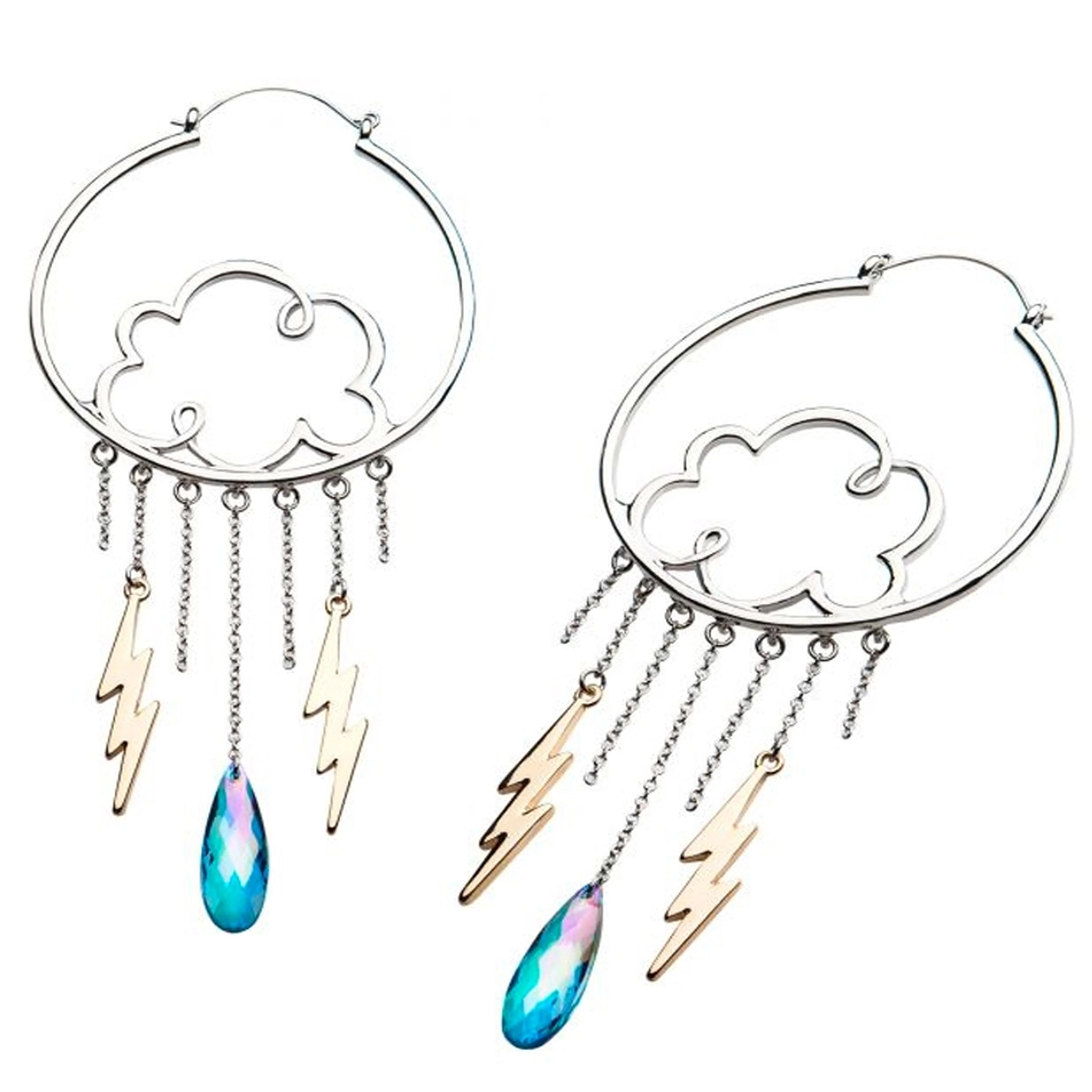 20G Downpour Plug Hoops