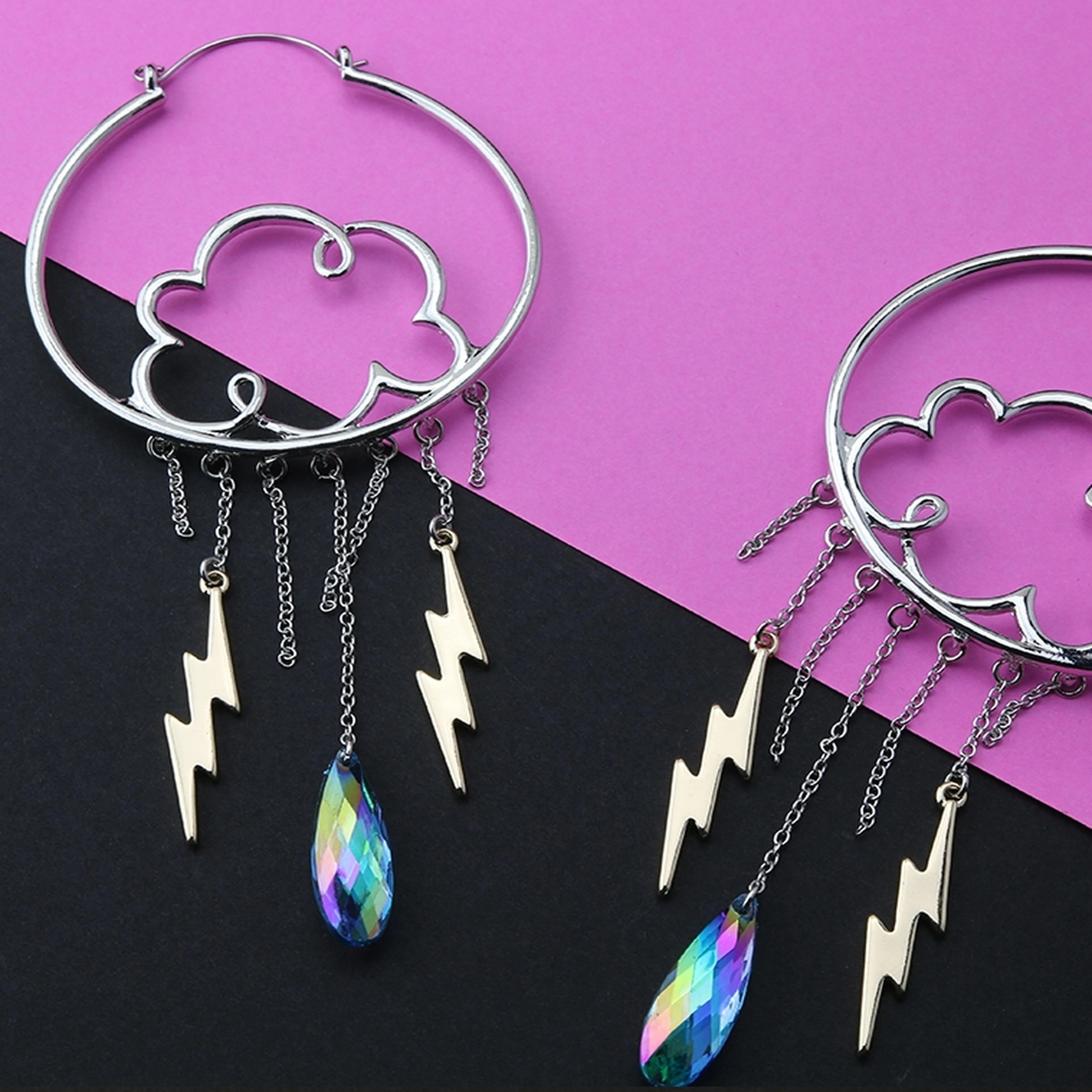 20G Downpour Plug Hoops - Image 2