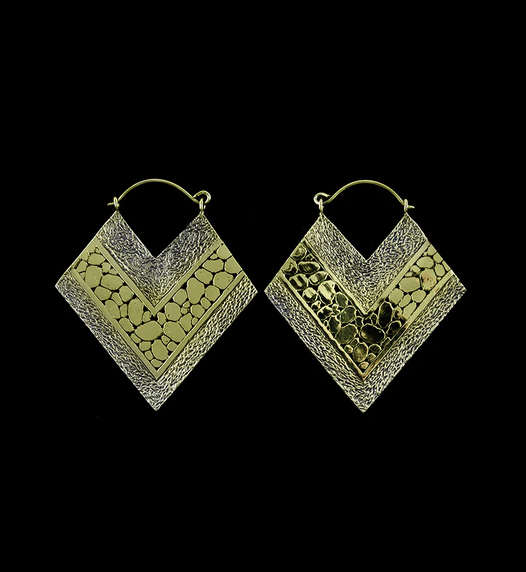 20G Parth Brass Hangers - Earrings