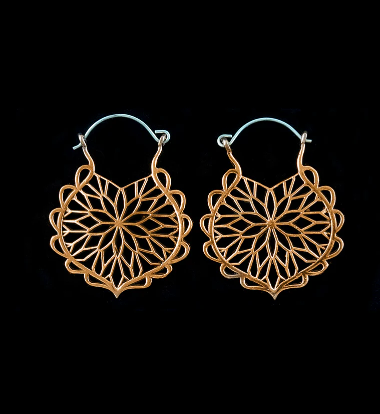 20G Rose Gold Vaunt Brass Hangers - Earrings