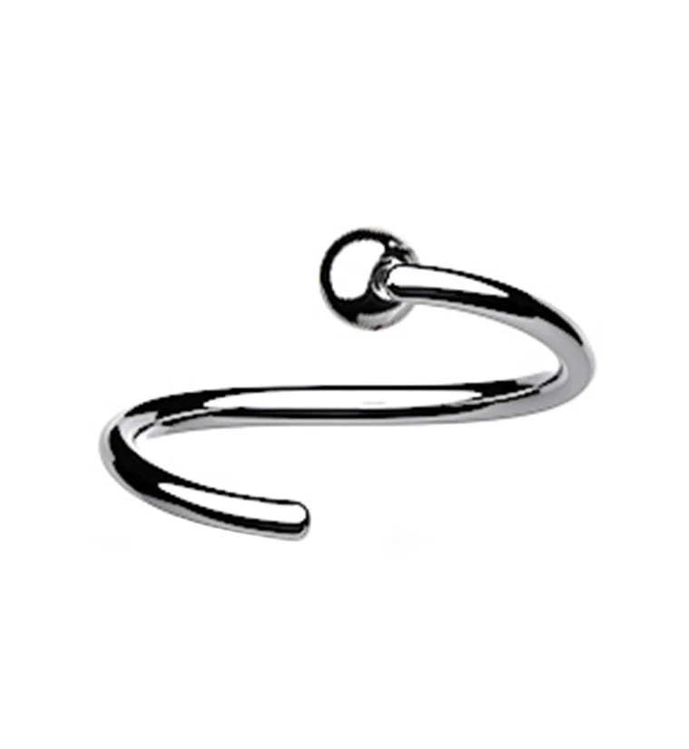 Titanium Fixed Ball Captive Ring - Image 2