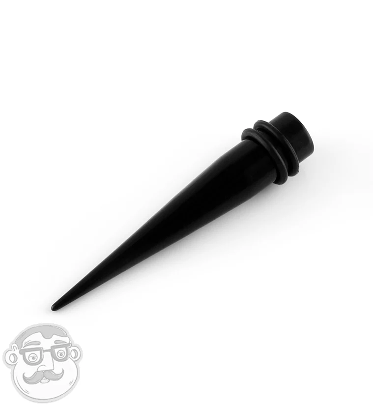 9mm Acrylic Black Taper - Image 2