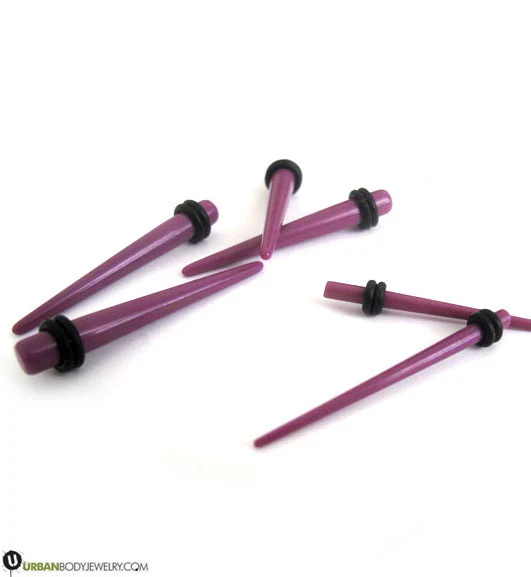 Acrylic Purple Taper - Image 2