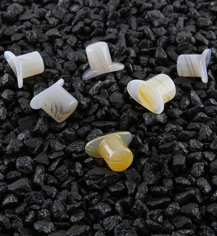 Agate Stone Labret Plug - Image 5