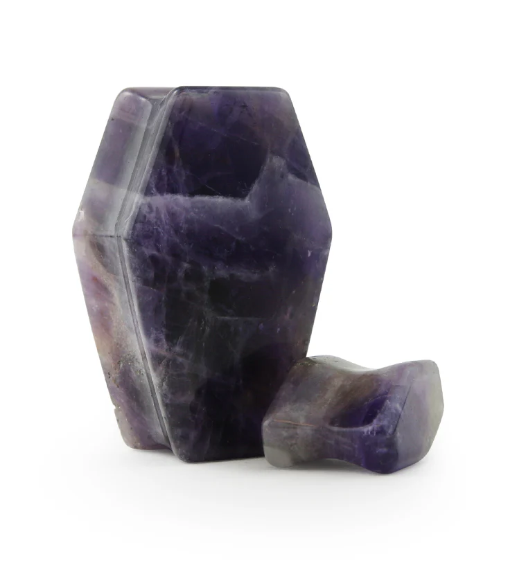 Amethyst Stone Coffin Plugs - Image 3