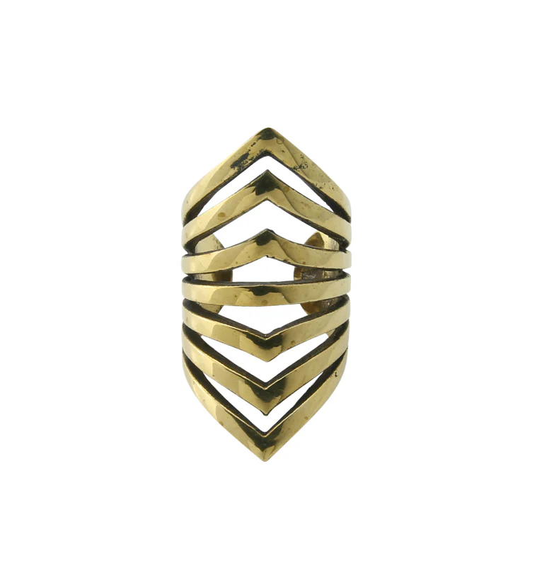 Apex Brass Ear Cuff - Image 2