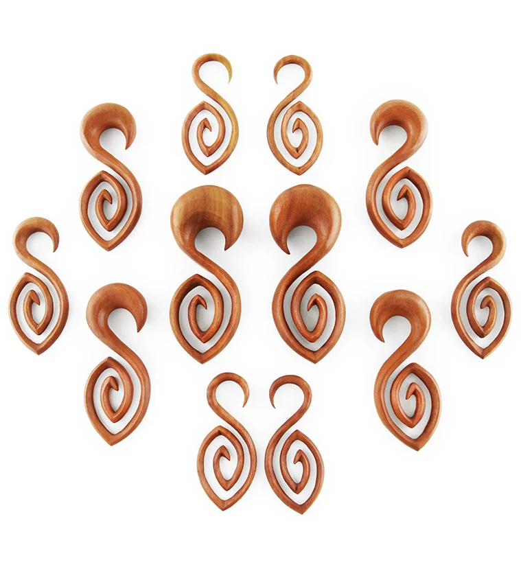 Arch Wooden Spiral Hangers - Image 3