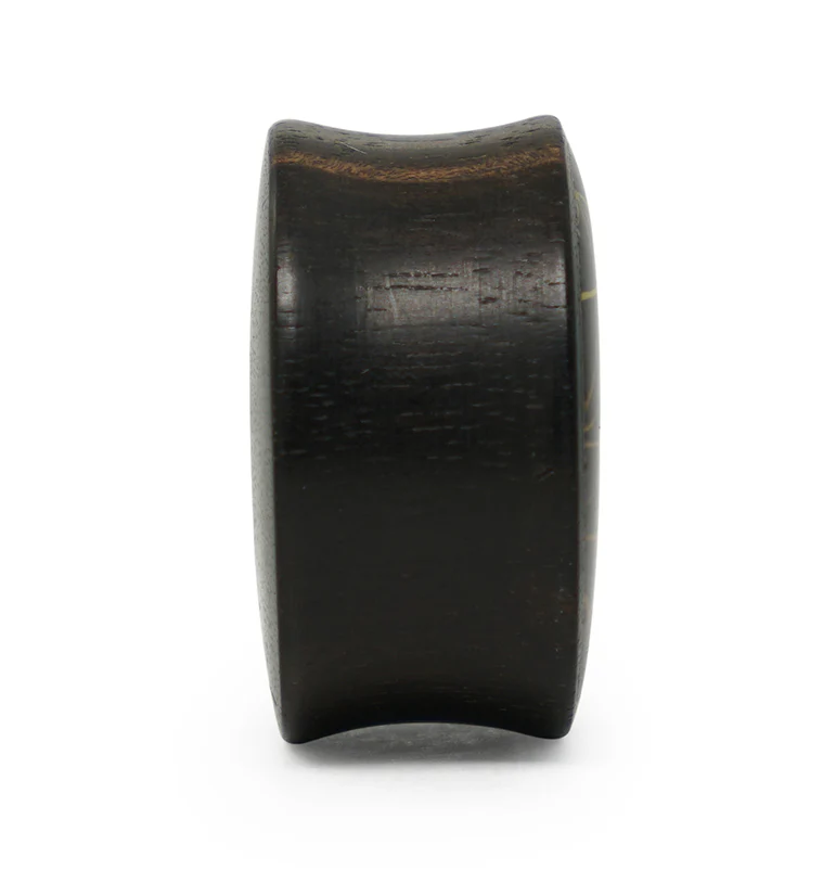 Areng Wood Plugs with Geometric Inlay - Image 4