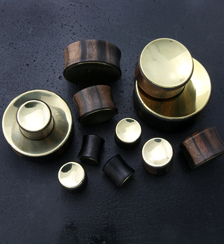 Auda Brass Wood Plugs - Image 4