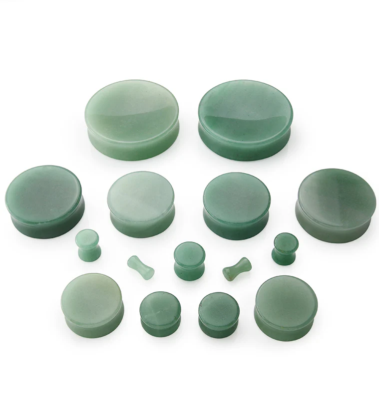 Aventurine Green Stone Plugs - Image 3
