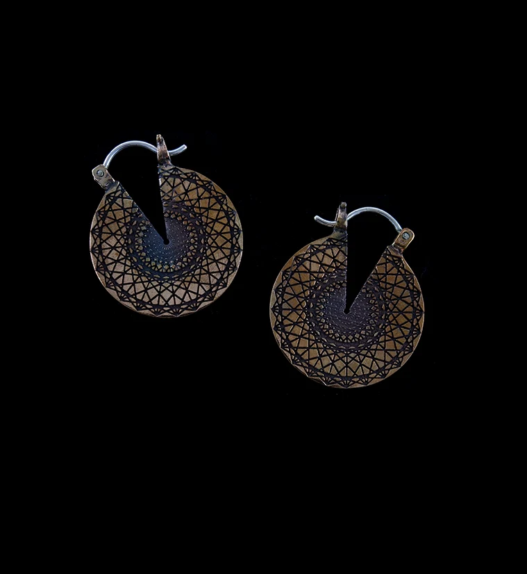 Baroque Copper Ear Weights - Image 6