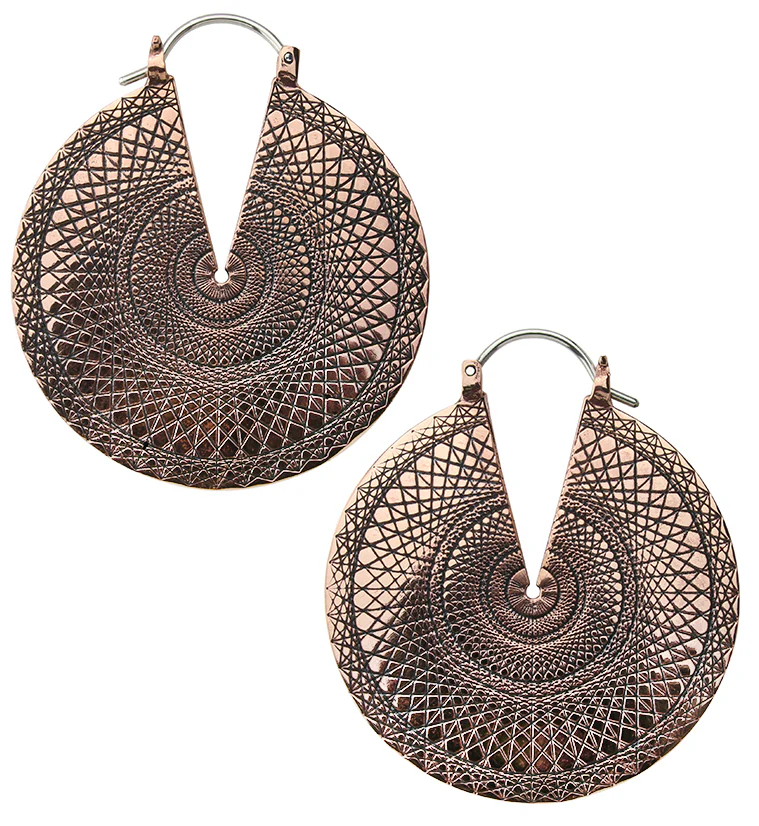 Baroque Copper Ear Weights - Image 7