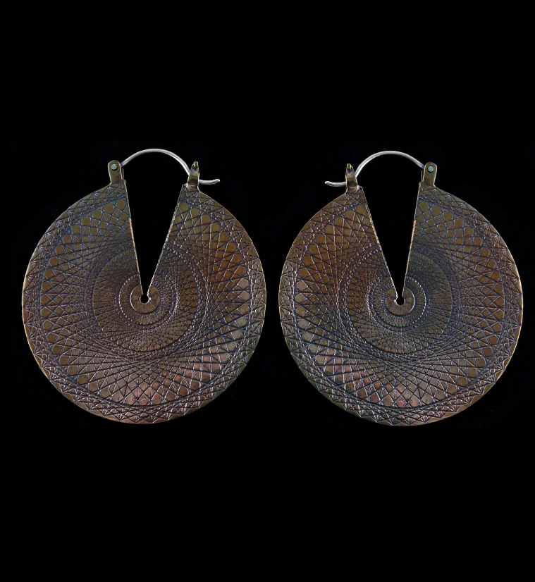 Baroque Copper Ear Weights - Image 8