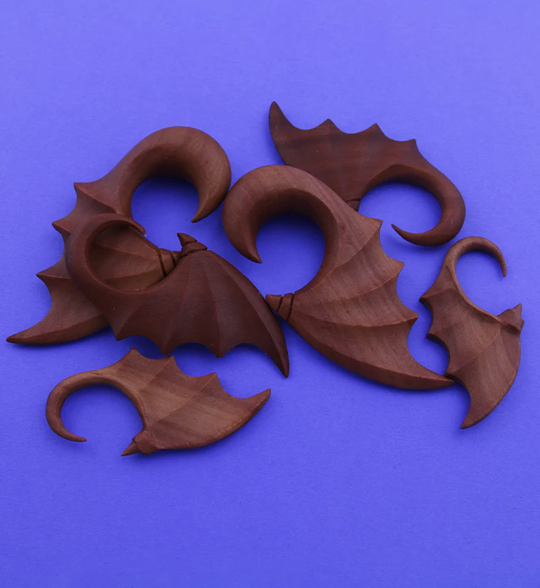 Batwing Wooden Spiral Hangers - Image 3