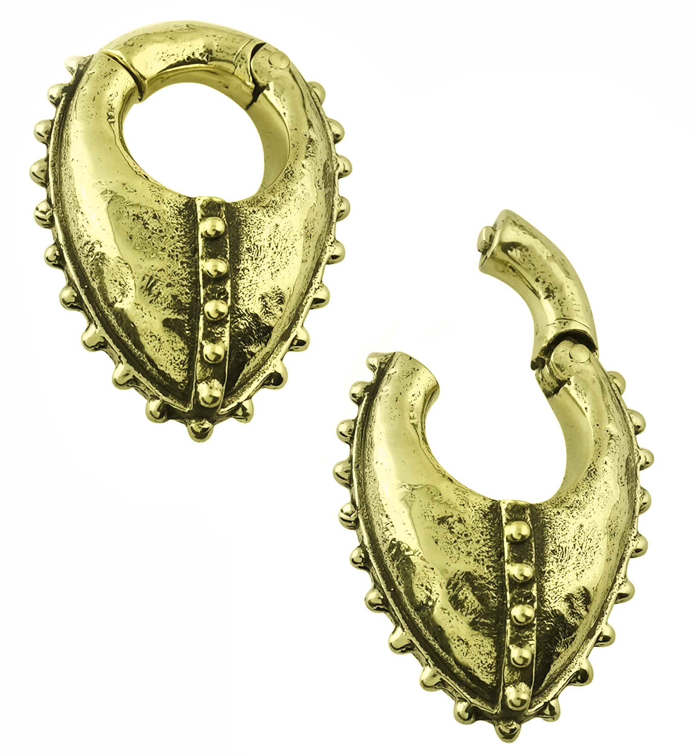 Sentry Brass Hinged Ear Weights - Image 3
