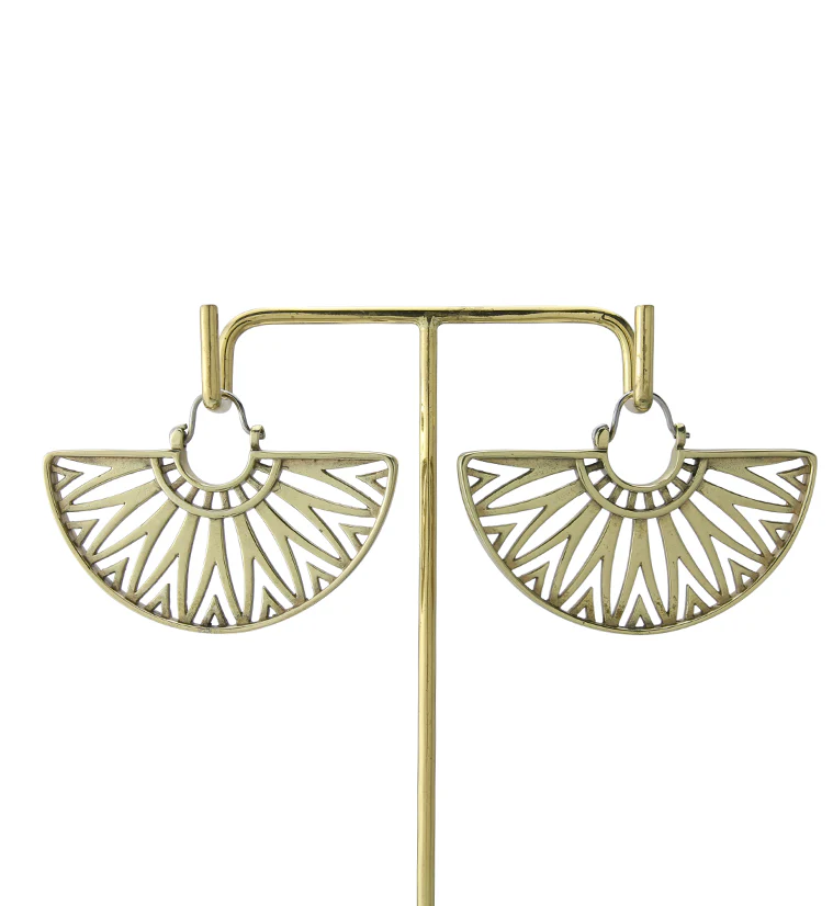 Beam Brass Titanium Hangers / Earrings - Image 4