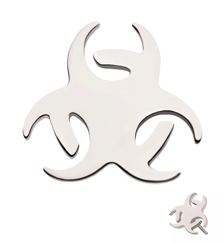 Biohazard Threadless Titanium Top