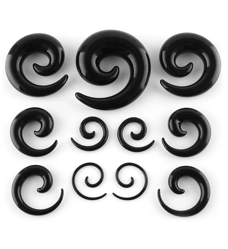 Black Acrylic Spirals - Image 2