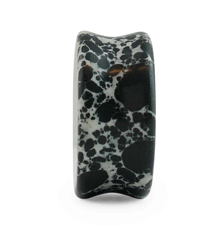 Black And White Howlite Stone Plugs - Image 5