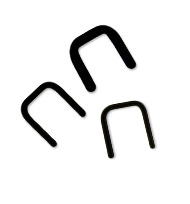 Black Glass Septum Retainer