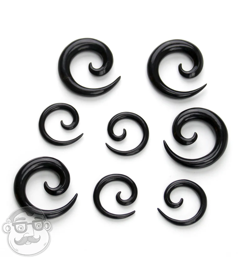Black Horn Spirals - Image 3
