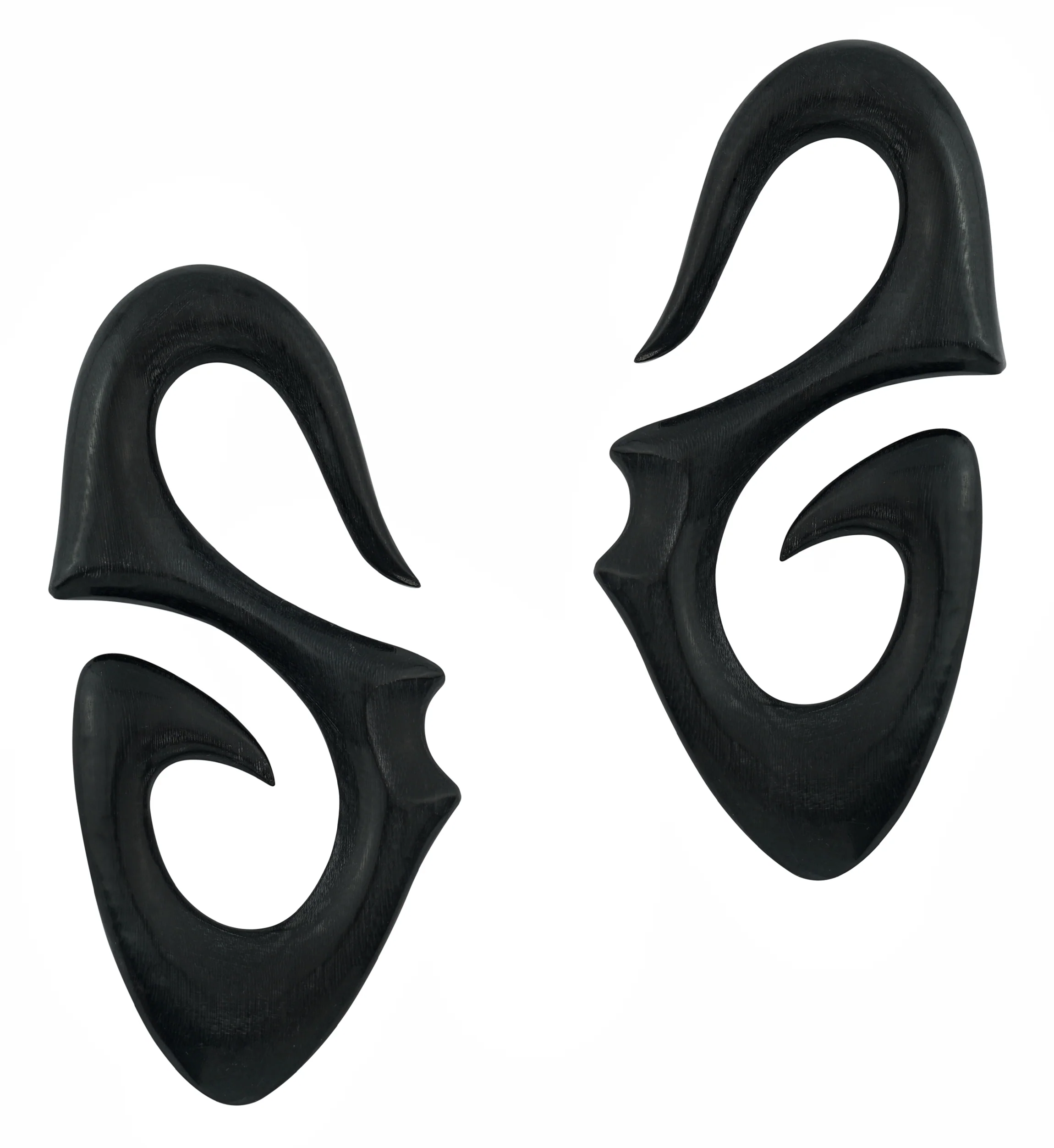Black Horn Tribal Leaf Hangers