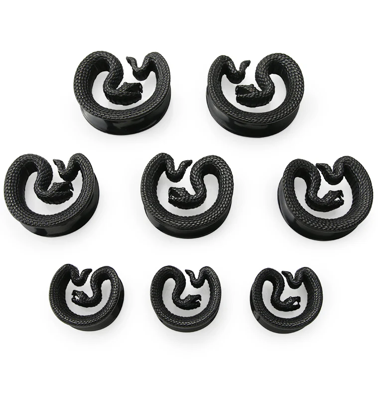 Black PVD Snake Stainless Steel Saddles - Image 2