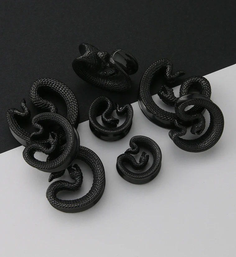 Black PVD Snake Stainless Steel Saddles - Image 3