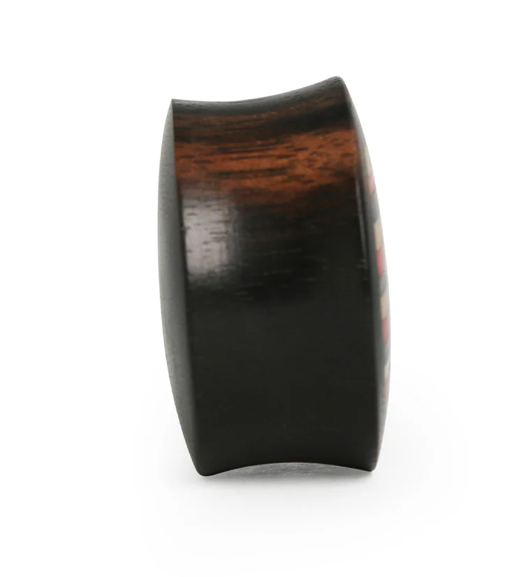 Black & Red Wood Skateboard Plugs - Image 5