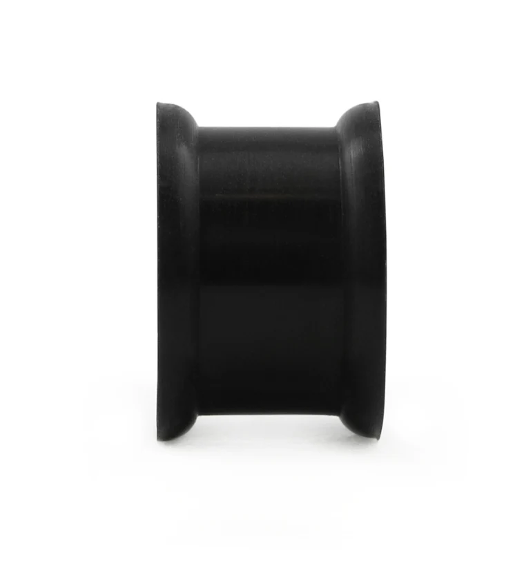 Black Silicone Anchor Tunnel Plugs - Image 4