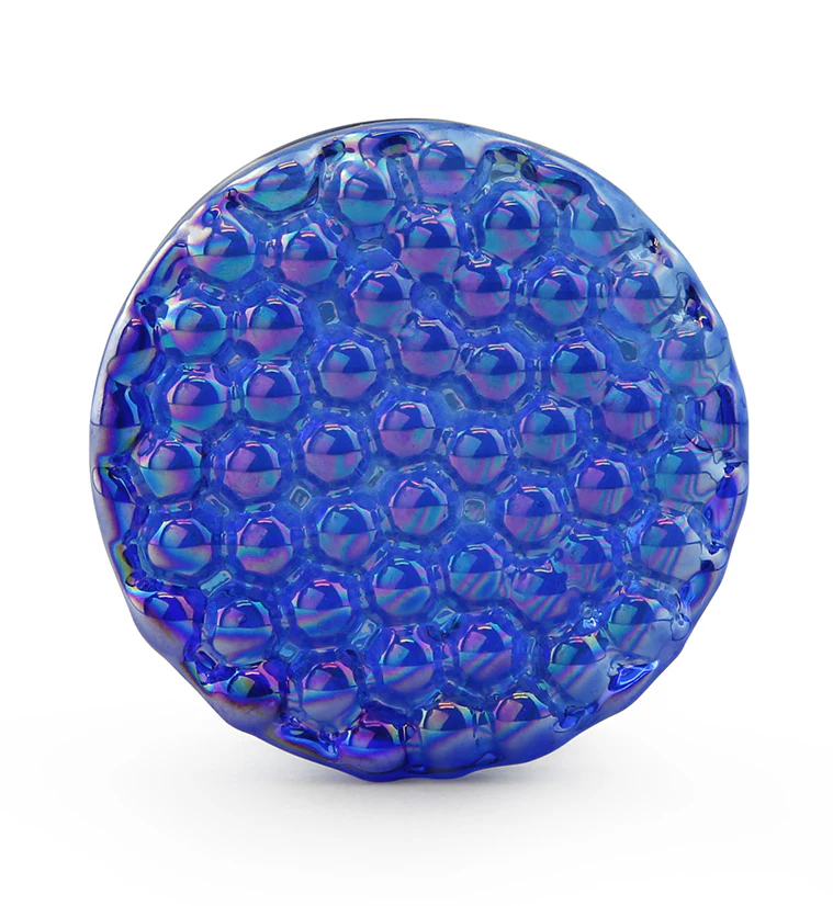 Blue Iridescent Glass Plugs - Image 2