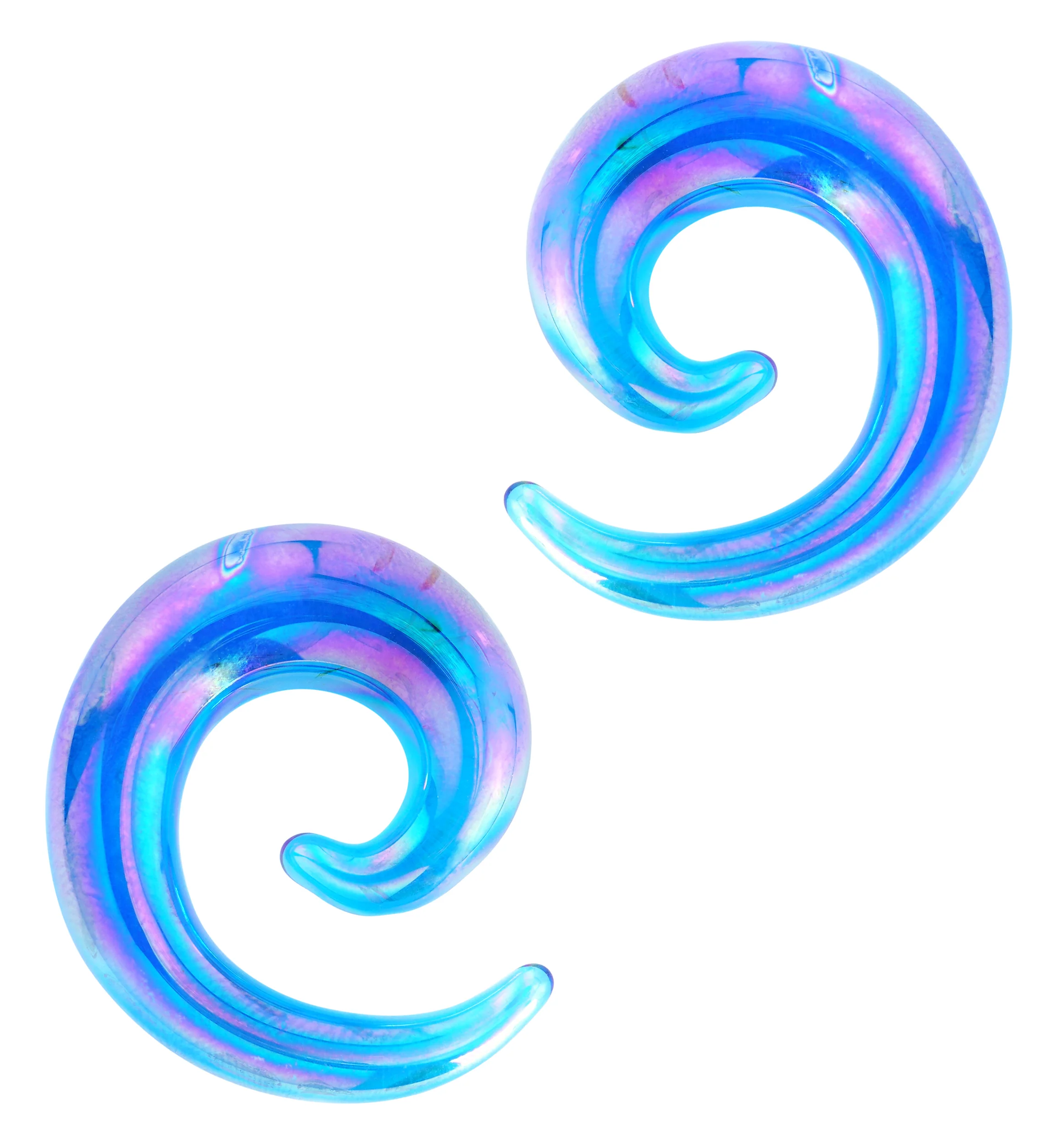 Blue Rogue Glass Spirals - Image 3